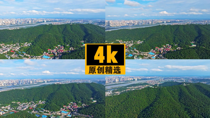 长沙岳麓山4K高清航拍