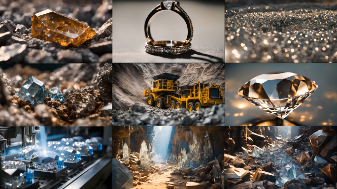钻石开采钻石加工钻戒