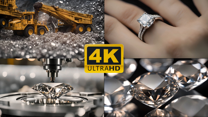 钻石开采钻石加工钻戒