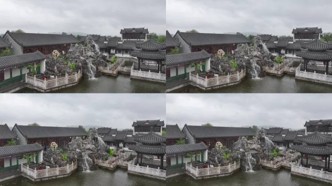 8.1红楼梦大观园瀑布特写右环