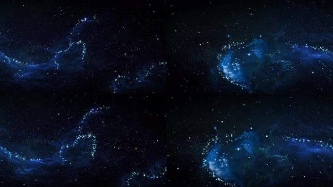 8K宇宙星空星云穿梭