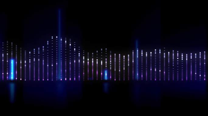 动感跳动的线条音符