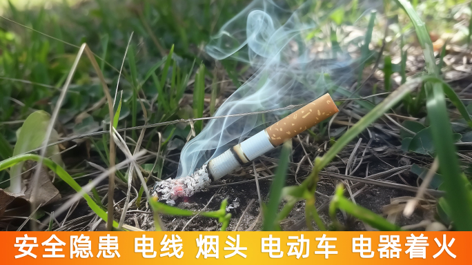 插座 电线起火 垃圾桶着火 安全隐患