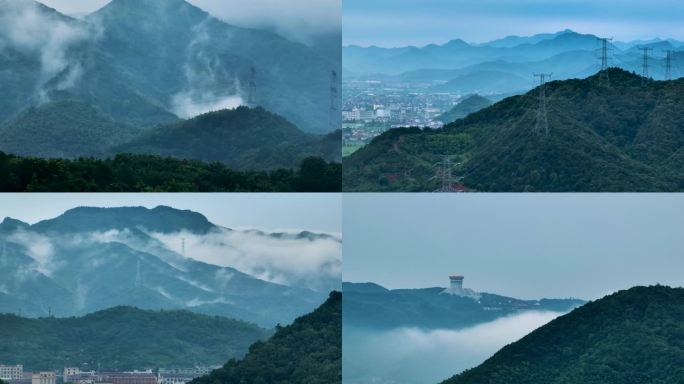 诸暨店口镇山间云雾云海