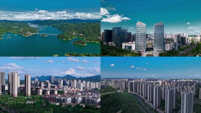 金寨航拍 梅山水库