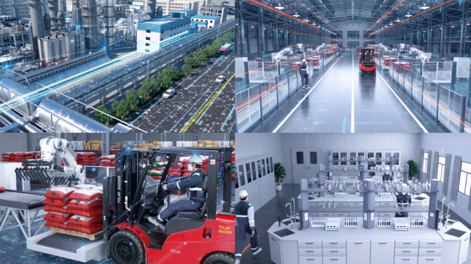 三维工厂智能制造生产工业