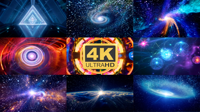 led星空粒子舞台视频合集4K