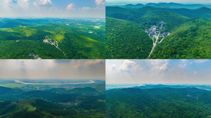 淮南八公山航拍延时