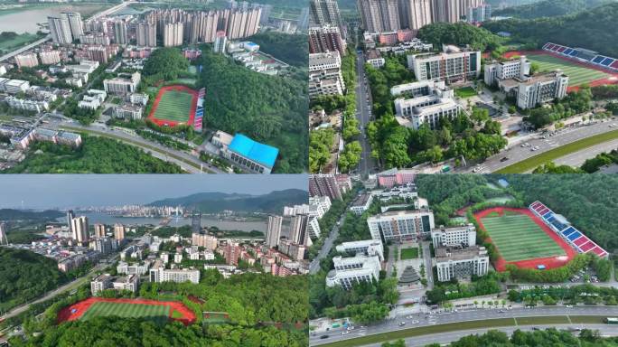 黄石二中大景航拍