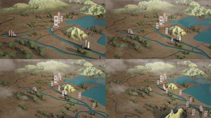 AE 京杭大运河地图