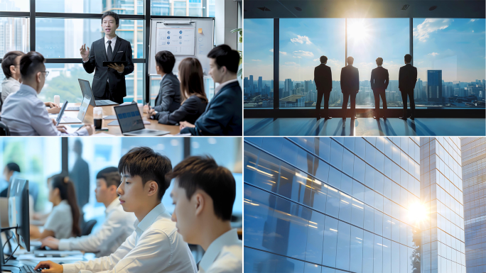 高端企业商务办公交流合集