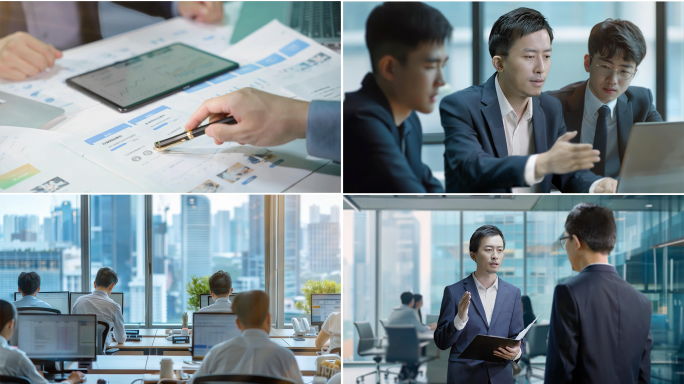 高端企业商务办公交流合集