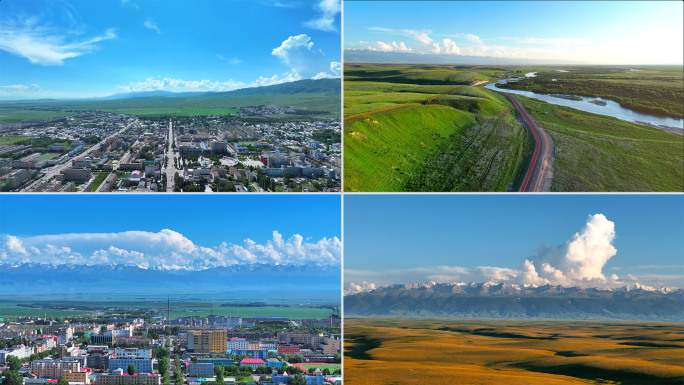 昭苏县城 伊犁哈萨克自治州 伊犁昭苏