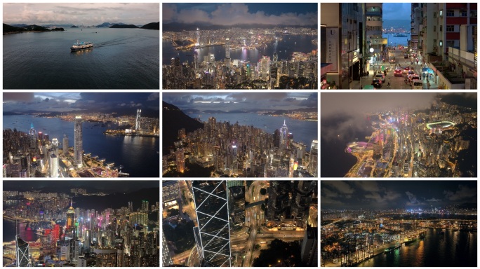 香港延时航拍地标（48元）