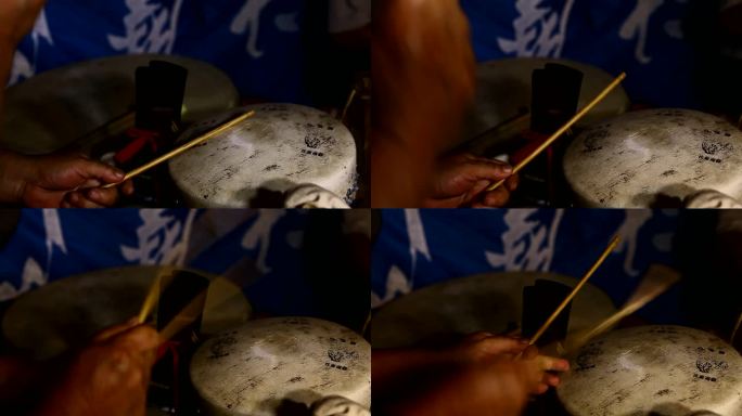 司鼓板鼓演奏特写3