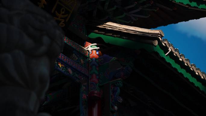 云南丽江古城万古楼延时