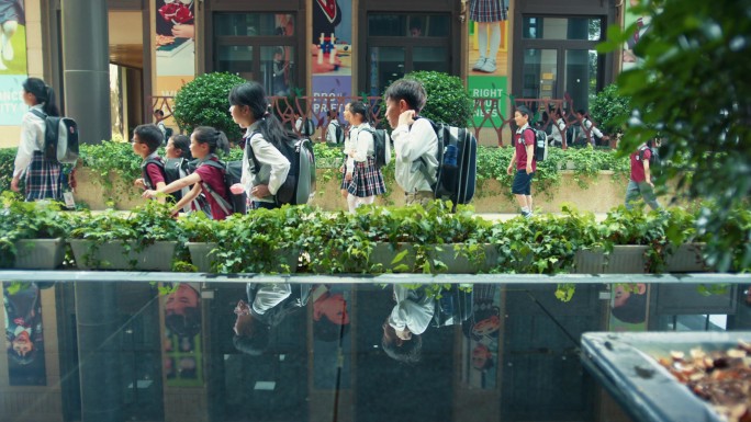 4K 小学宣传片 学校 开学典礼 上学
