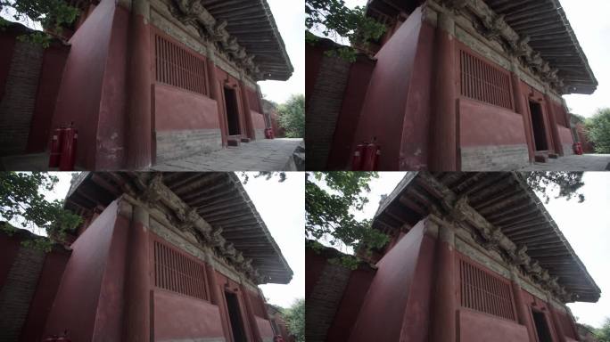 山西唐代古建佛光寺的建筑