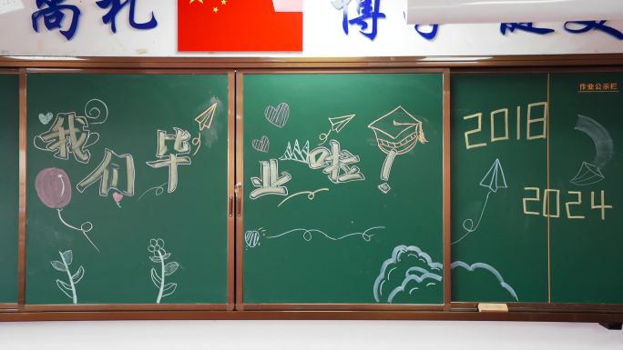 毕业啦黑板报