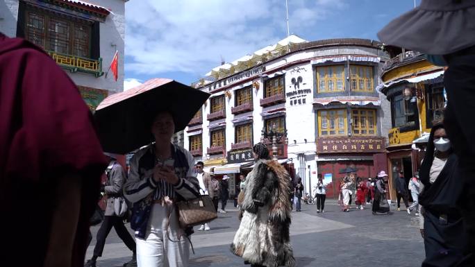 西藏街头人文