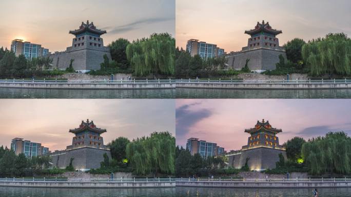北京左安门角楼图书馆历史文化建筑