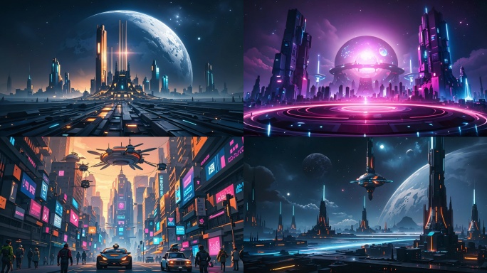 未来世界 科幻城市