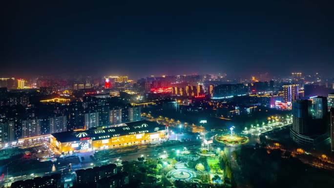 枣庄 滕州 延时 大景 夜景