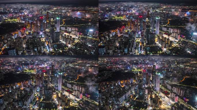 【4K】南宁万家灯火夜景