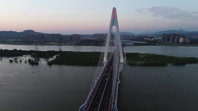 航拍，香炉州大桥主体