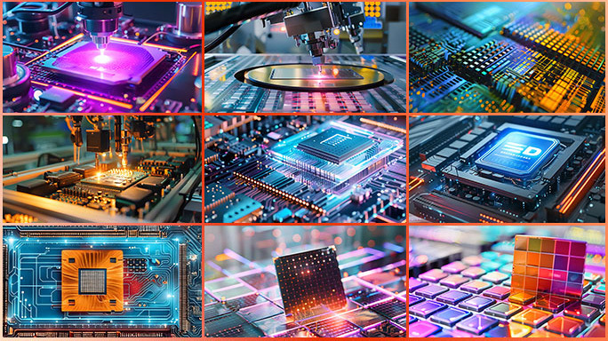 大国芯片产业链大合集 舞台背景新质生产力