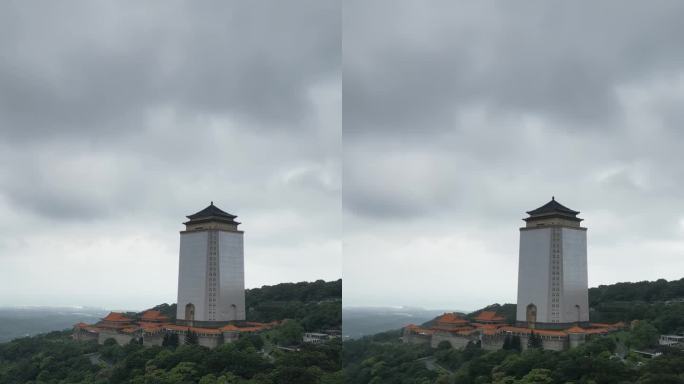 航拍中国台湾真龙寺