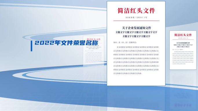 企业政府政策专利文件展示宣传包装