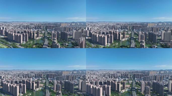 泉州晋江市航拍晋江城市建筑风光晋江宣传片