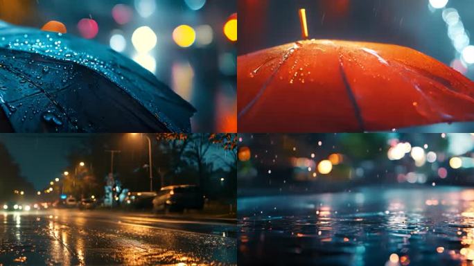 雨天打伞 【宽屏】