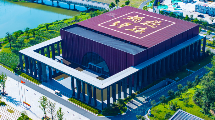 诸暨枫桥学院航拍