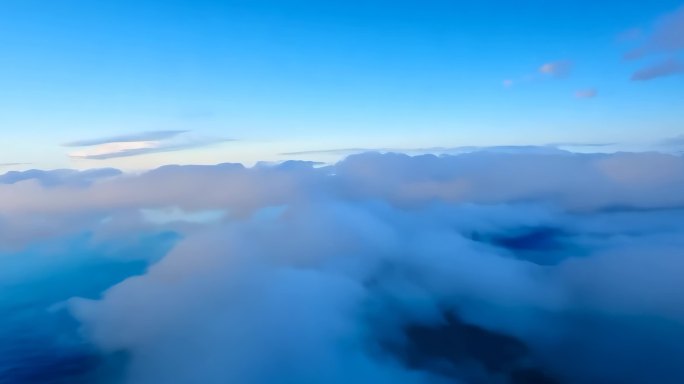 【4K合集】海上飞行穿越云层