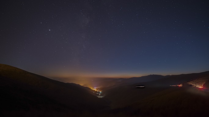 山西五台山东台星空