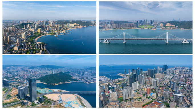 航拍大连宣传片大连延时旅游风光城市美景
