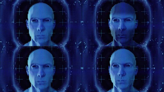 人工智能人工智能机器人人脸