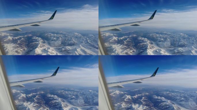 飞机雪山