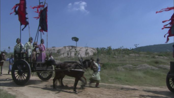 车夫赶马车春秋古代车夫