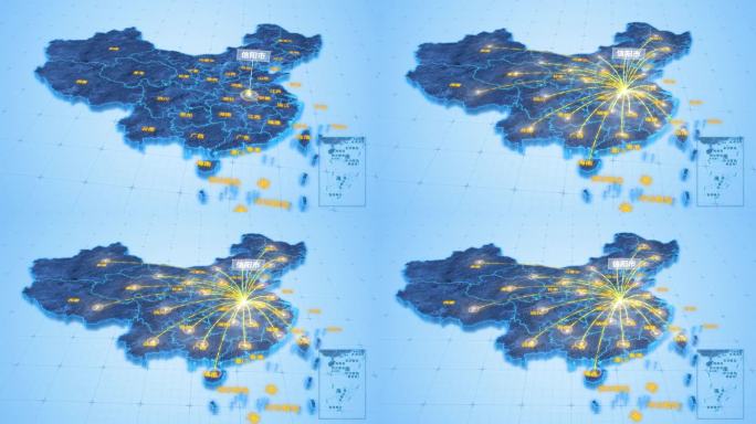 信阳市辐射全国网络地图