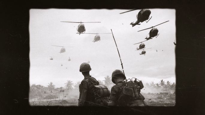 怀旧老电影历史模板