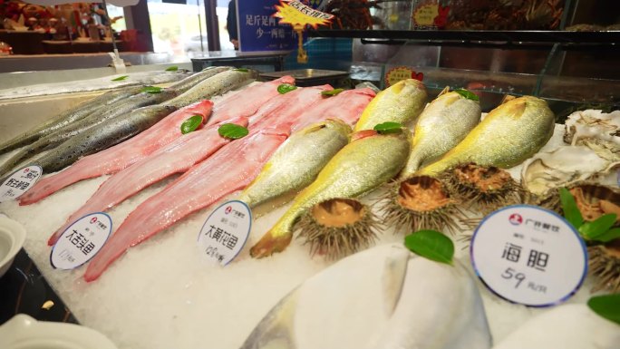 高档饭店食材实拍