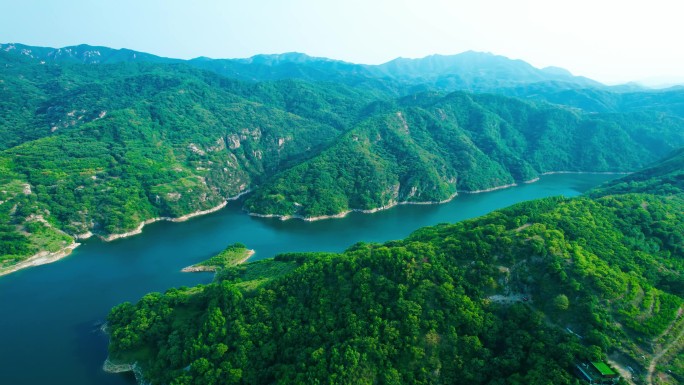 山川河流 绿水青山 山川 山峰树立