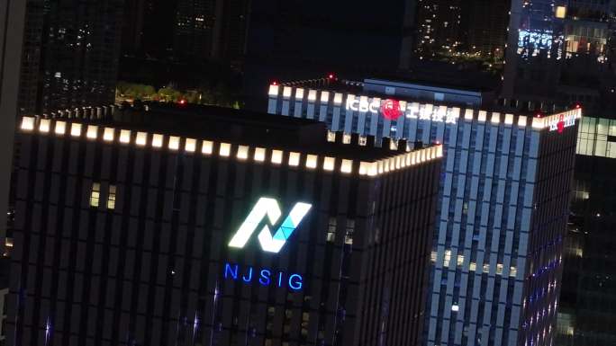 南京江北新区夜景