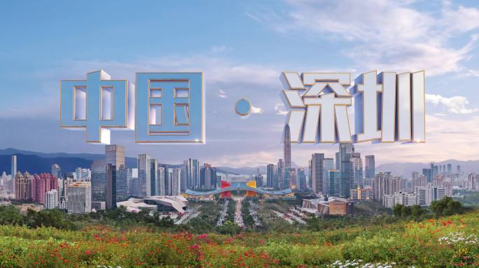 Cam-深圳福田大景AE模板