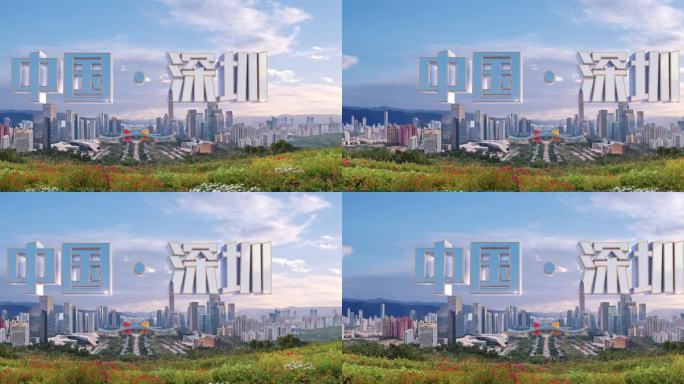 Cam-深圳福田大景AE模板