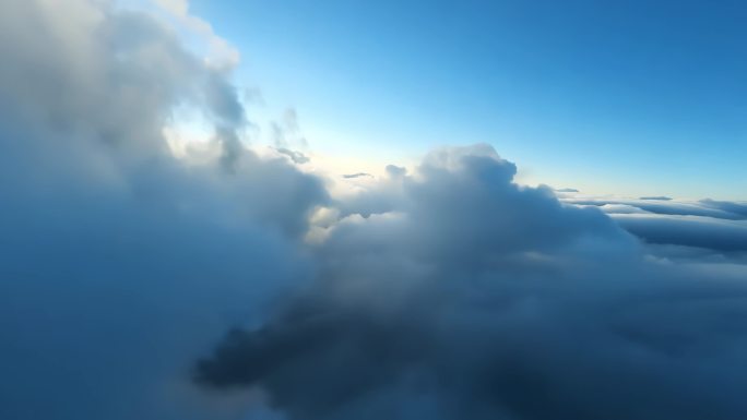 【FPV】长镜头合集  穿梭云层 日出