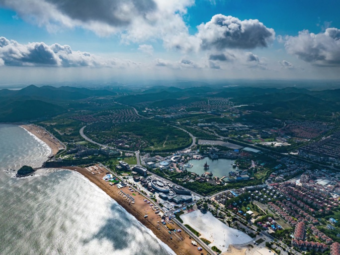 大连金石滩航拍延时